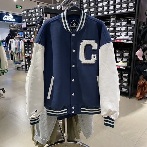 匡威户外男子立领棒球服外套