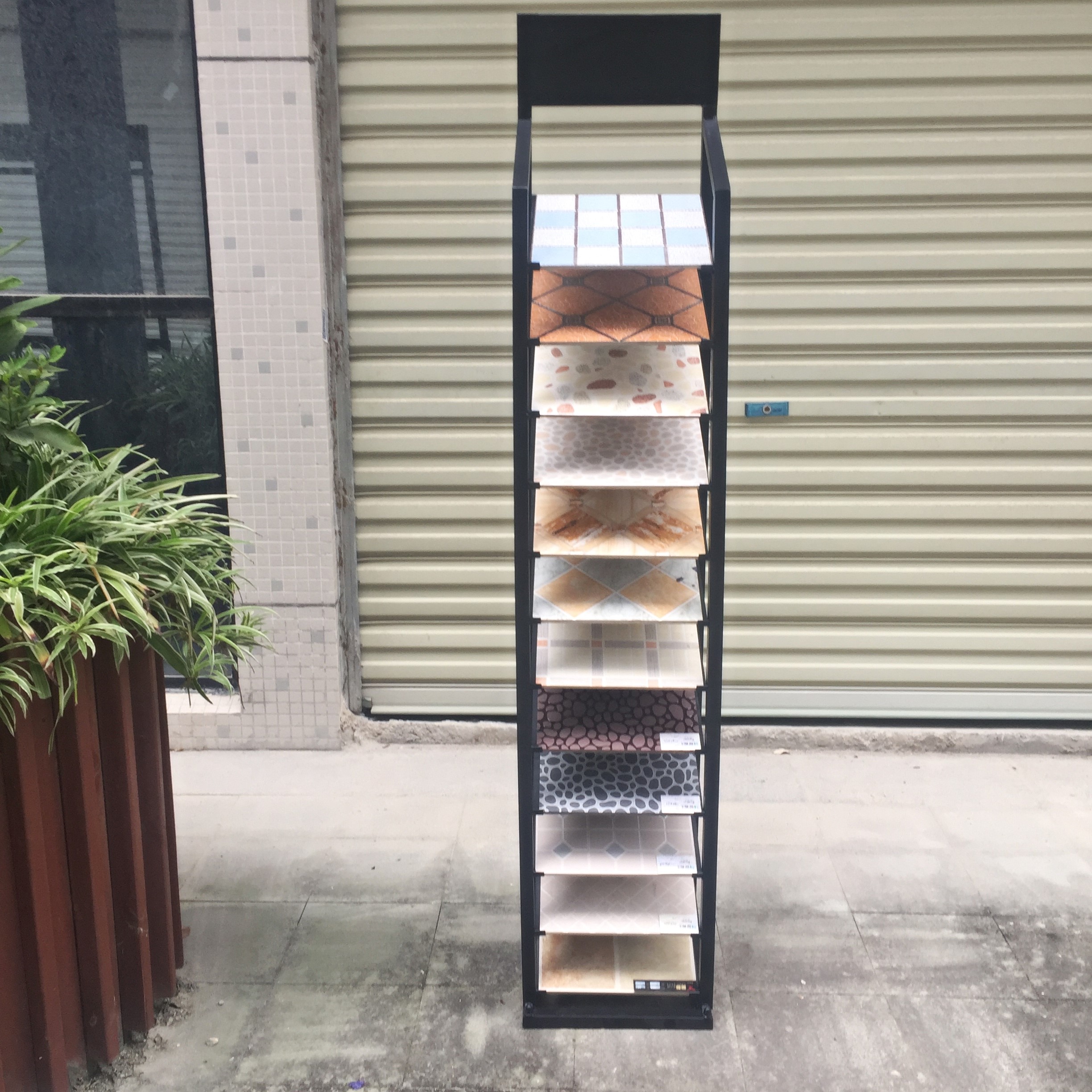 源远 瓷砖展架300 600集成吊顶铝扣板陶瓷建材地砖石材样板展示架|ruв категории коммерческий/офисная мебель, полки/витрина, бутик - витрина/витрина - от Buy2taobao.com для оказания профессиональной услуги покупки агента Taobao
