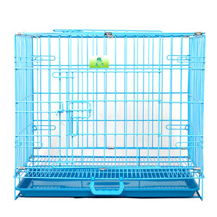 渴得狗笼子中型犬加粗加高折叠带厕所泰迪狗笼家用养殖兔笼鸽子笼