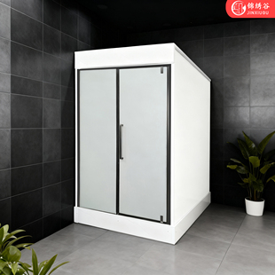 锦绣谷整体卫浴间淋浴房免做防水组合卫生间改造开门SMC底座背板