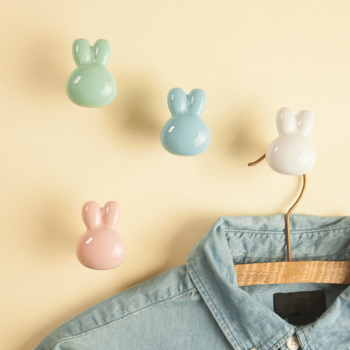 陶瓷挂衣钩挂钩可爱卡通