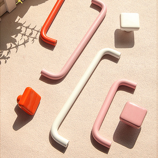 创意轻奢金属陶瓷铝合金陶瓷儿童房橱柜门衣柜门柜子抽屉拉手把手