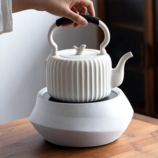 静音电陶炉煮茶炉陶壶煮茶烧电炉煮茶器水壶陶炉家用小型迷你 日式