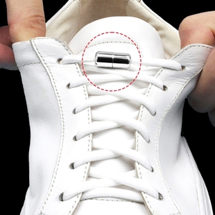 懒人鞋带免系松紧弹力免绑圆鞋带绳男女款儿童不用系固定器鞋带扣