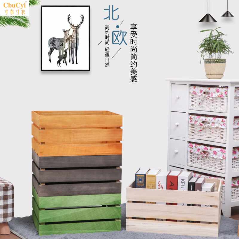 solid wood Storage box rectangle supermarket Exhibition Showcase Display boxes Wood Crates Wooden box Retro storage boxin the Storage consolidation , Home Storage appliances , Storage box , Storage box  category - from Buy2taobao.com to provide professional Taobao agent buy service