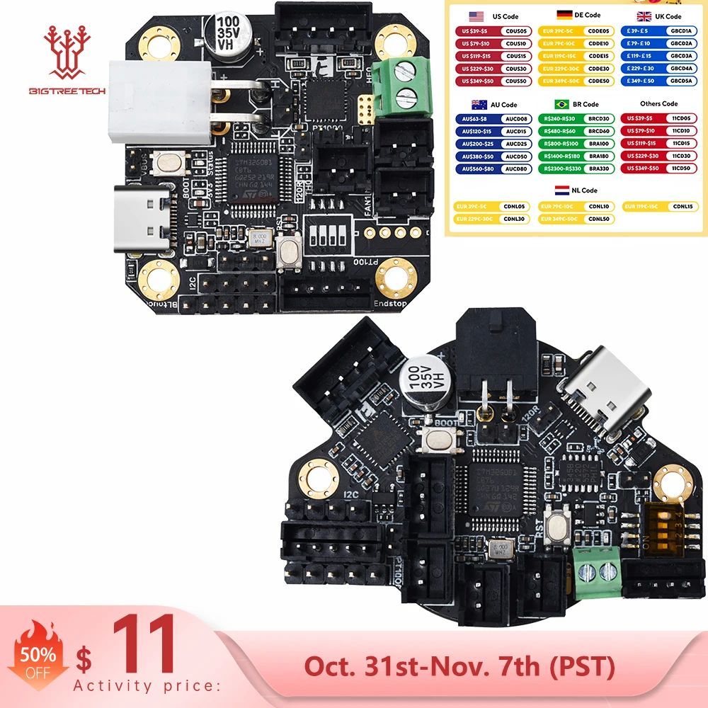 BIGTREETECH EBB36 EBB42 CAN Tool Board Support Canbus PT100