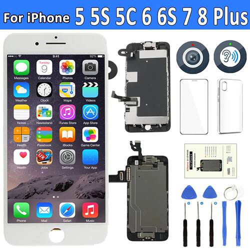 AAA Display for iPhone 5 5S 5SE 6 6S 7 8 Plus LCD Display Fu