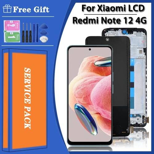 Super AMOLED Note12 Screen for Xiaomi Redmi Note 12 4G lcd 2