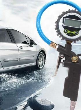 Digital Display Air Pressure Gun Car EU Tire Pressure Inflat