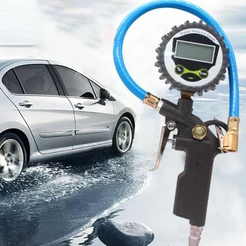 Digital Display Air Pressure Gun Car EU Tire Pressure Inflat