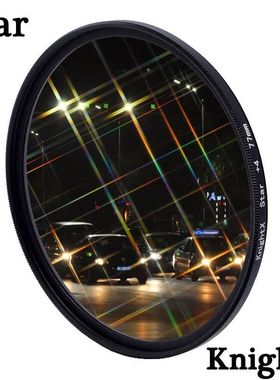 KnightX Effects Star Filter Line 52mm 55mm 58mm 67mm 77mm Ca