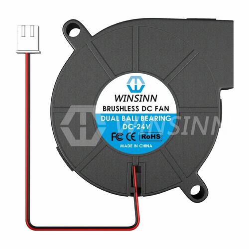 WINSINN 5015 50mm Fan 5V 12V 24V, 3D Printer Micro Blower Hy