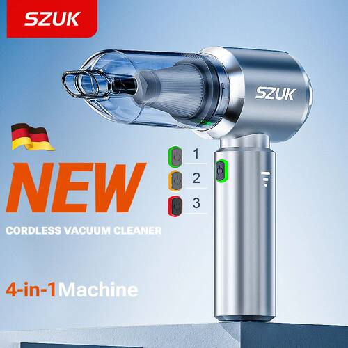 SZUK Car Vacuum Cleaner 180000PA Wireless Portable Cleaning