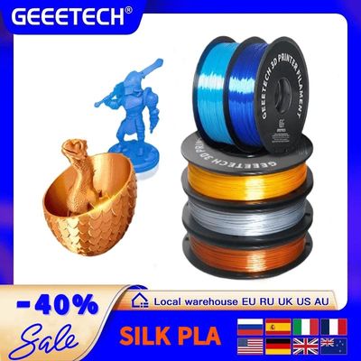 GEEETECH 3d Silk PLA Filament 1kg1.75mm Spool Wire For 3D Pr