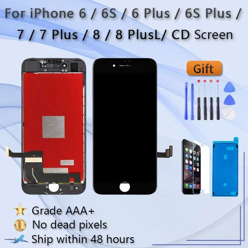 100% Tested LCD For iphone 6S 7 8 Plus Screen LCD Display 3D