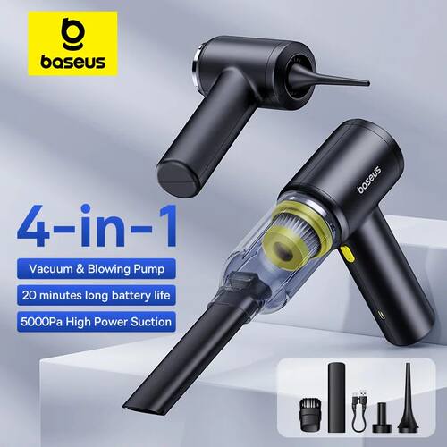 Baseus Car Vacuum Cleaner Wireless Air Dust Blower Gun for C