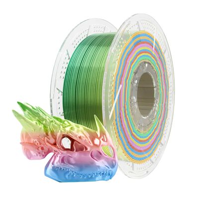Conjure Silk PLA Rainbow Matte Multi-Color 1.75mm Dual/Tri C