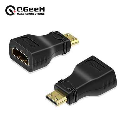 QGeeM MINI HDMI MALE TO HDMI A FEMALE ADAPTER converter HDMI