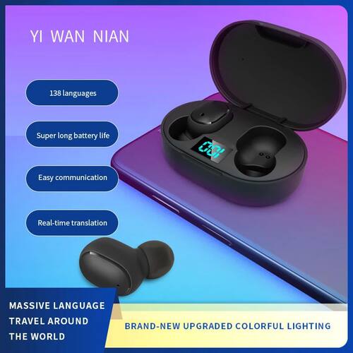E6S Translation Earphone Simultaneous Interpretation Headpho