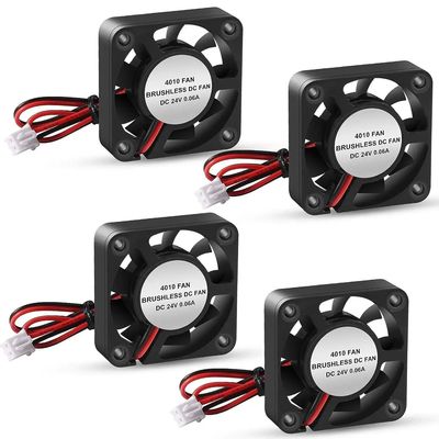 4PCS 3D Printer Cooling Fan,4010 Blower 40X40 X 10mm Hydraul