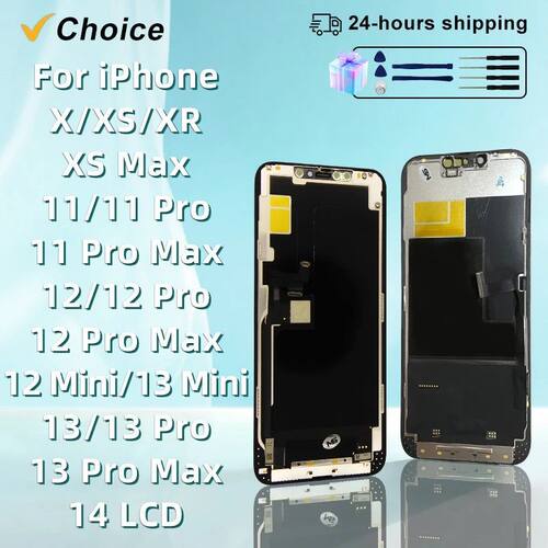 CHOICE AAA+ OLED For iPhone X XR XS Display 3D Touch Screen
