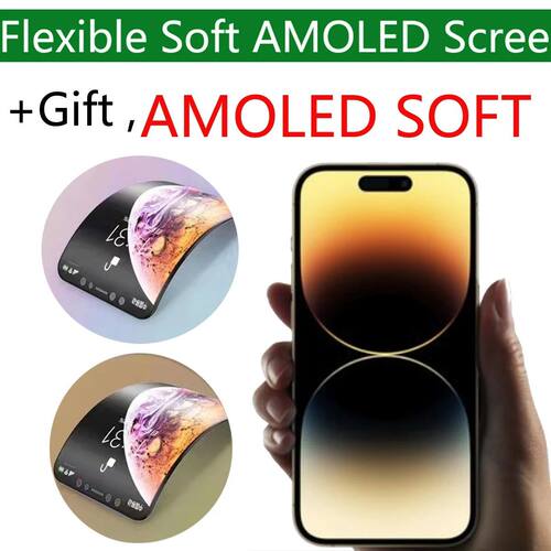 SOFT AMOLED Display For iPhone 15 X XS 11Pro 12pro 13Pro 14P
