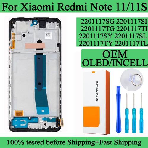 2201117TG 2201117SG Premium Lcd For Xiaomi Redmi Note 11 Dis