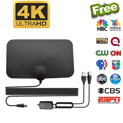 TV Antenna 4K 25DB High Gain HD TV DTV Box Digital EU Plug 3