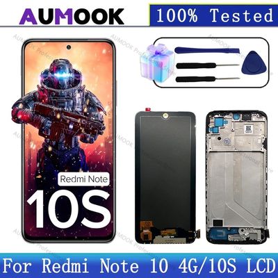New Tested Display For Xiaomi Redmi Note 10S LCD Screen Digi