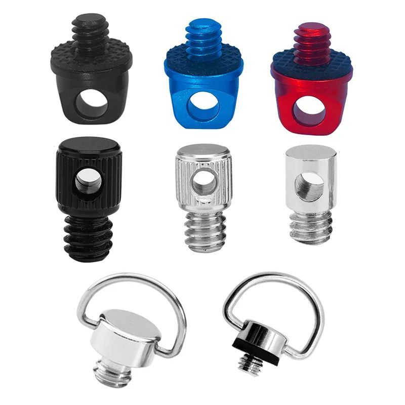 1/4 Inch Lanyard Screw D Ring Handle Shoulder Strap Mount Ad