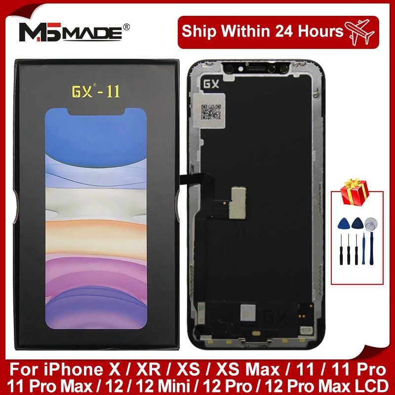 GX AAA+ For iPhone X LCD XR XS Max LCD Display 3D Touch Scre