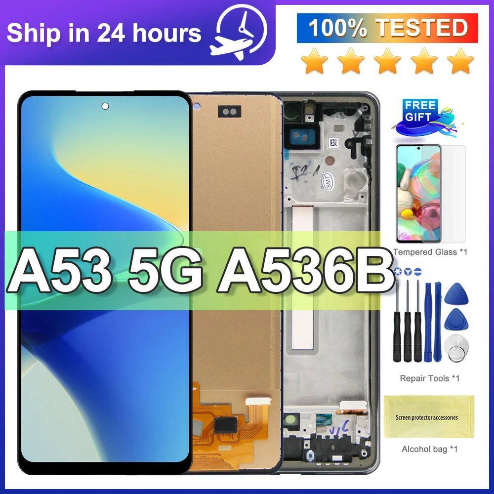 100% Tested A536 Display For Samsung A53 5G A536B A536U LCD