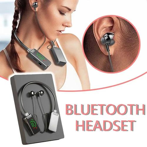 LED Smart Digital Display Neck-hanging BT V5.4 Fashion Earph