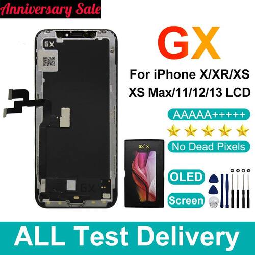GX AMOLED LCD For iPhone X XS Max Display True Tone With 3D