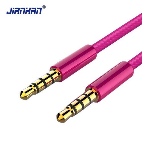 JianHan Aux Audio Cable 3.5mm Male to Male Car Audio Cable J