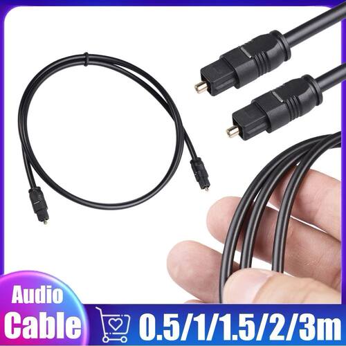 0.5m-3m Digital Optical Audio Cable Toslink Male to Male SPD