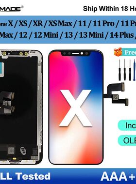 OLED X LCD For iPhone XR XS MAX 11 Display 3D Touch Screen R