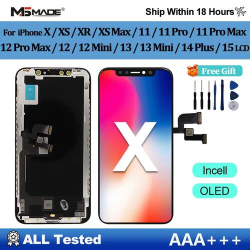 OLED X LCD For iPhone XR XS MAX 11 Display 3D Touch Screen R