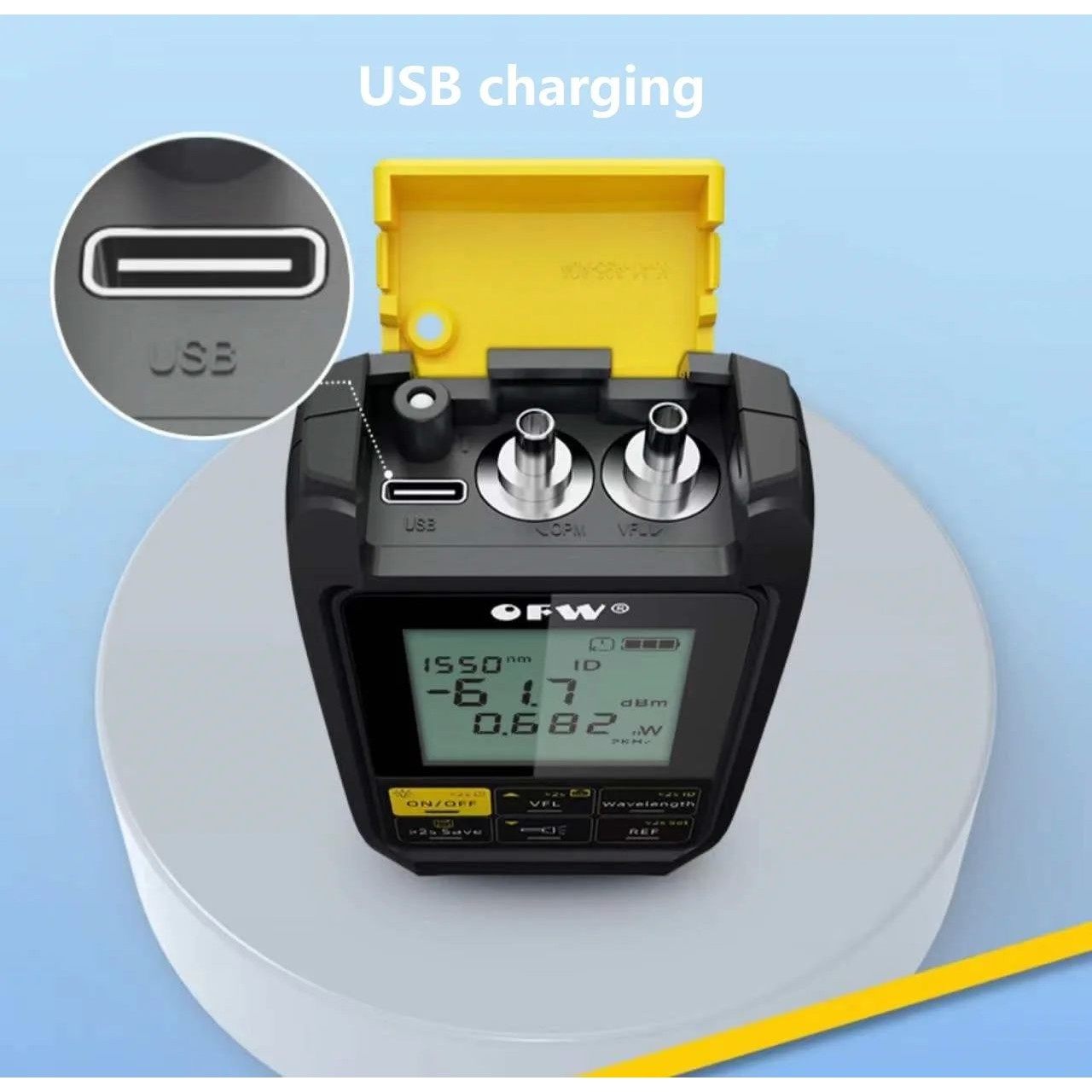 4in1 Optical Power Meter OPM Led light Visual Fault Locator