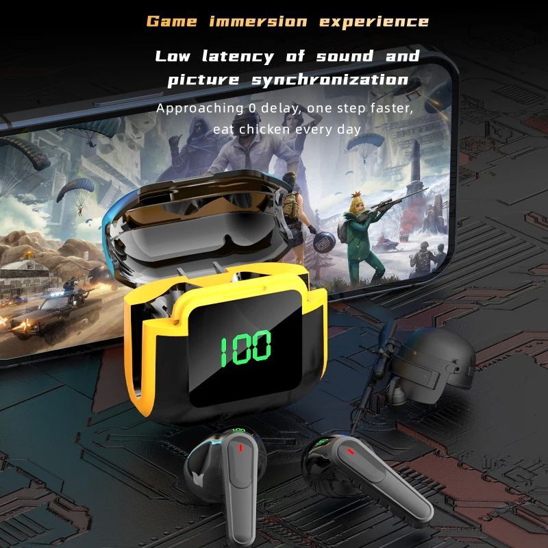 PRO 90 TWS Earphones Digital Display Bluetooth-Compatible5.3