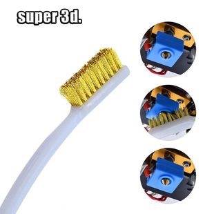 1Pcs 3D Printer Tool Copper Wire Toothbrush Nozzle Brush For