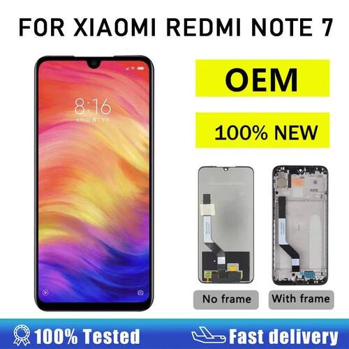 6.3 Inch LCD for Xiaomi Redmi Note 7 Screen Display Touch Sc