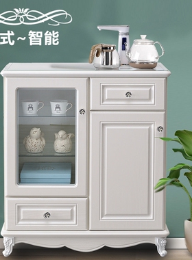 茶吧机家用2026新款高端轻奢一体厅饮水机置物柜柜带全自动智能客