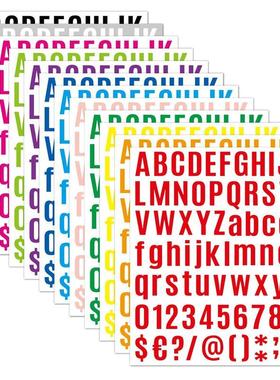 Letter Stickers Vinyl Mailbox Numbers Self Adhesive Deca贴纸