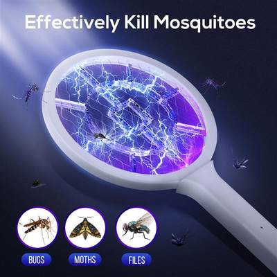 Bug Zapper USB Rechargeable Fly Swatter Mosquito Zapper