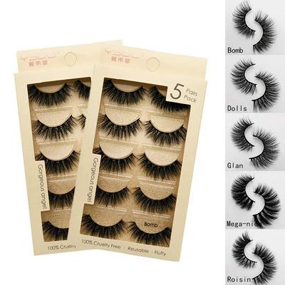 Lashes Natural Wispy False Eyelashes Cat Eye Lashes软假睫毛