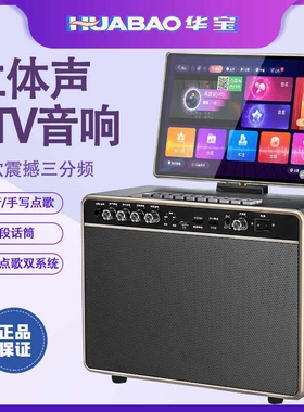 华宝户外k歌音响家庭ktv音响广场一体机大屏舞音响大音量家用k歌