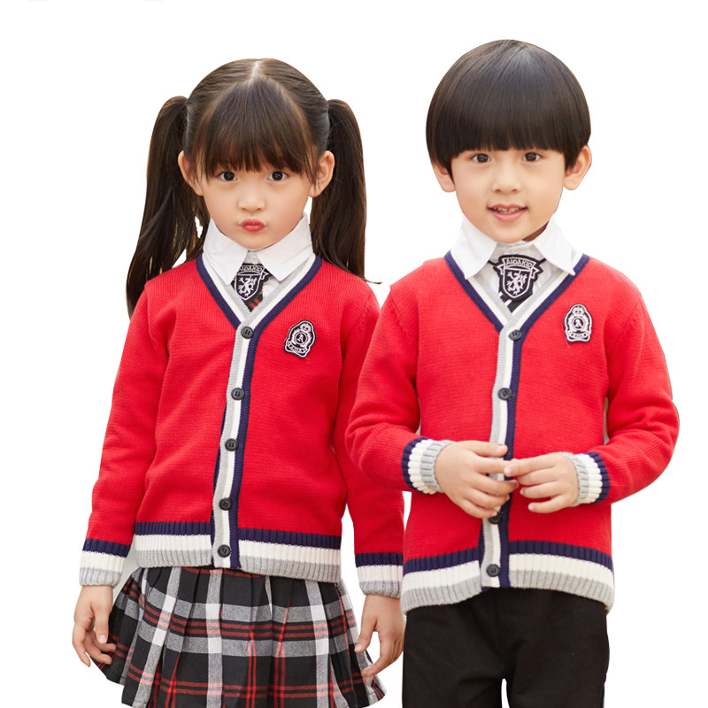 幼儿园园服秋冬装小学生校服加厚儿童班服套装英伦风三件套冬季