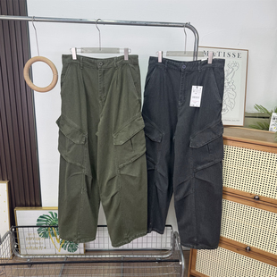 时尚 男装 新品 4575429 裤 牛仔裤 休闲百搭宽松水洗直筒工装 WMXZ春季