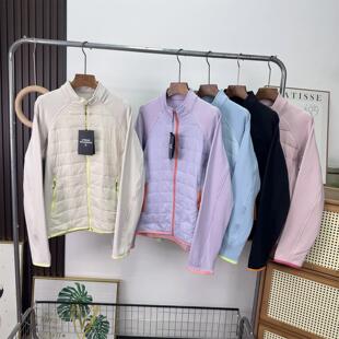 大厂订单！户外山系轻量化立领防风保暖棉衣撞色拼接抓绒外套